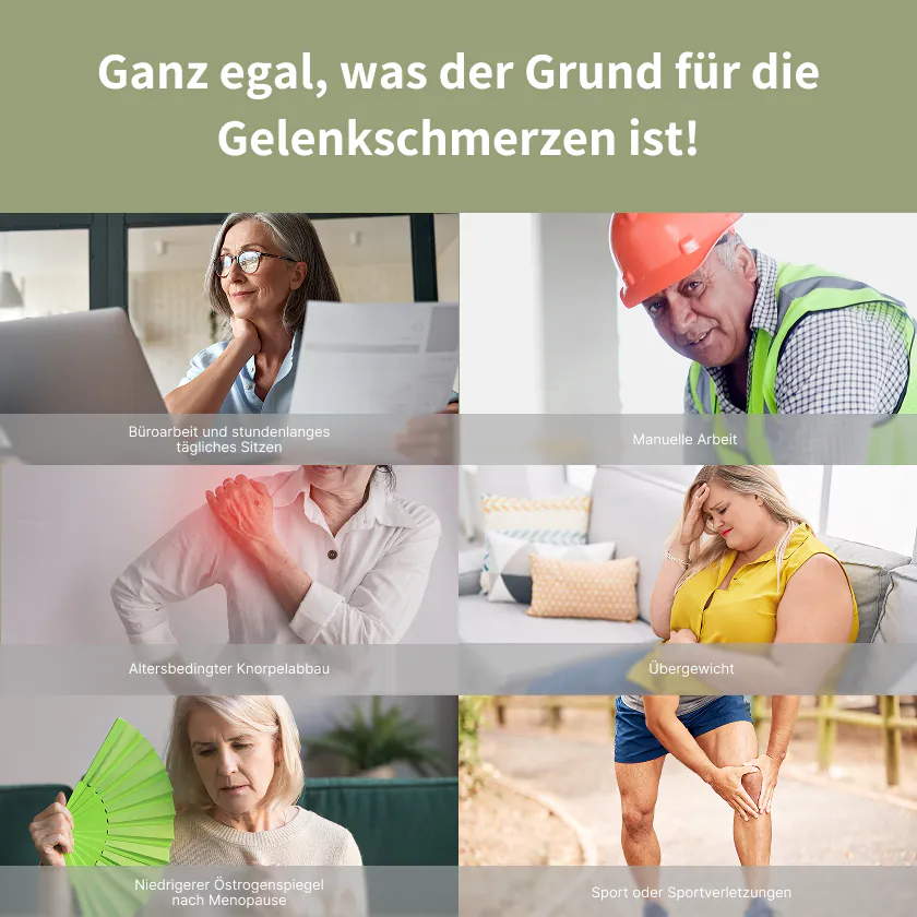 Bei Arthrose in Fingern, Knien, Hüften und mehr