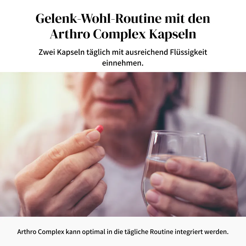 Einfache Anwendung: täglich 2 Kapseln