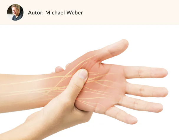 Autor: Michael Weber &ndash; Hand mit Nervenschmerzen